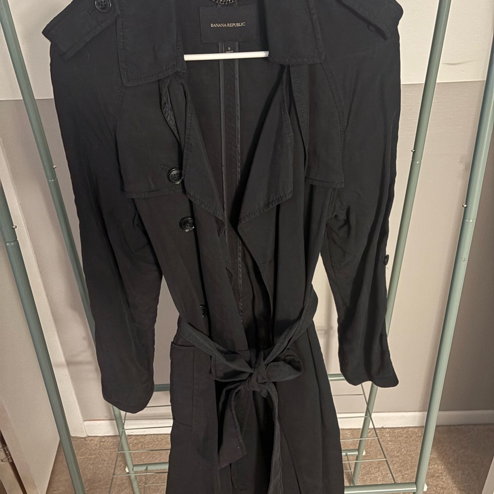 Banana Republic Black Women's Trench Style Dress